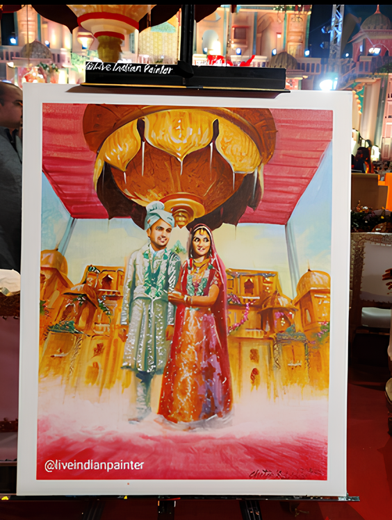 wedding painting,  Indian wedding ideas, wedding ideas, wedding thme, wedding planning